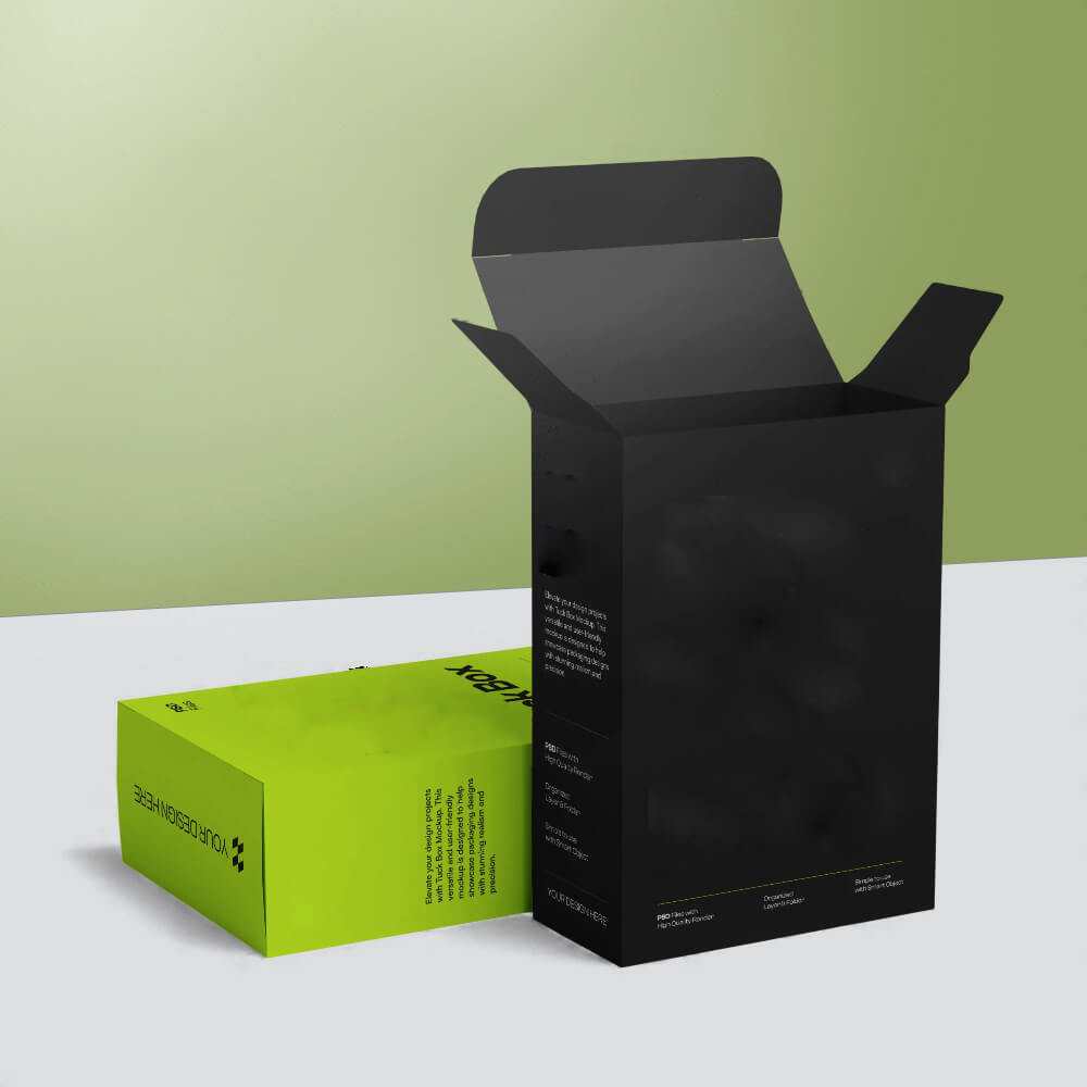 custom seal end packaging boxes