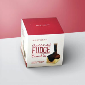 printed fudge boxes