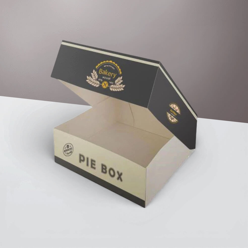 custom pie boxes with logo